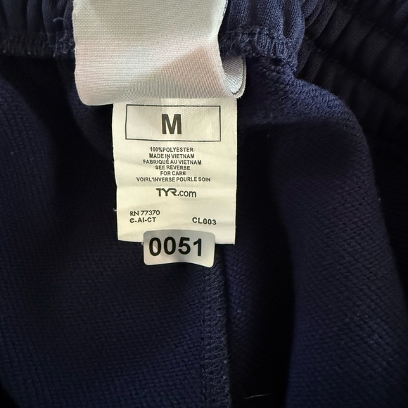 TYR Always in Front Men's Navy Sweatpants Size M - Picture 9 of 9